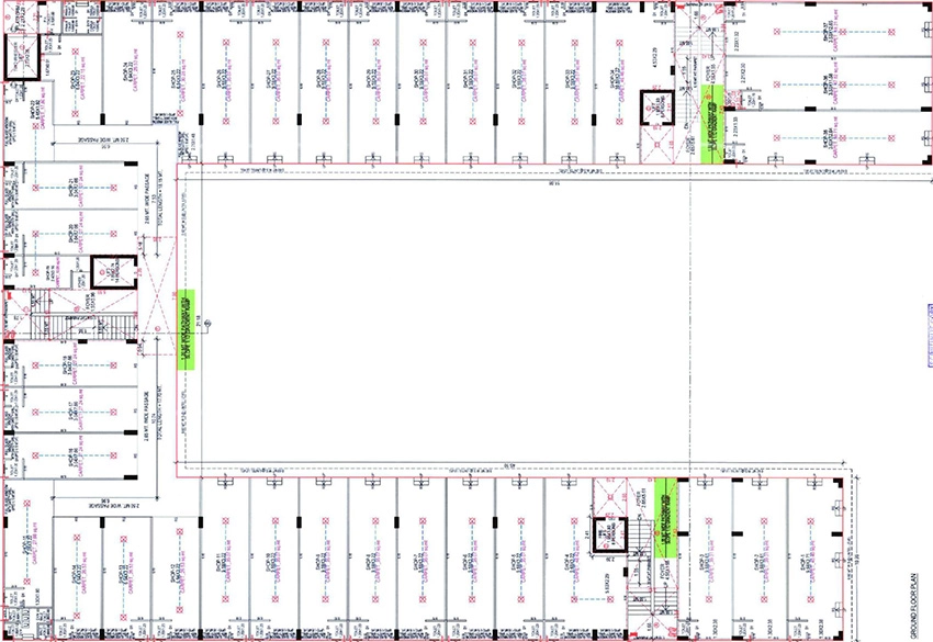 Floor Plan of Orange Paarijat Commercial Hub in Daskroi, Ahmedabad - Image 351700