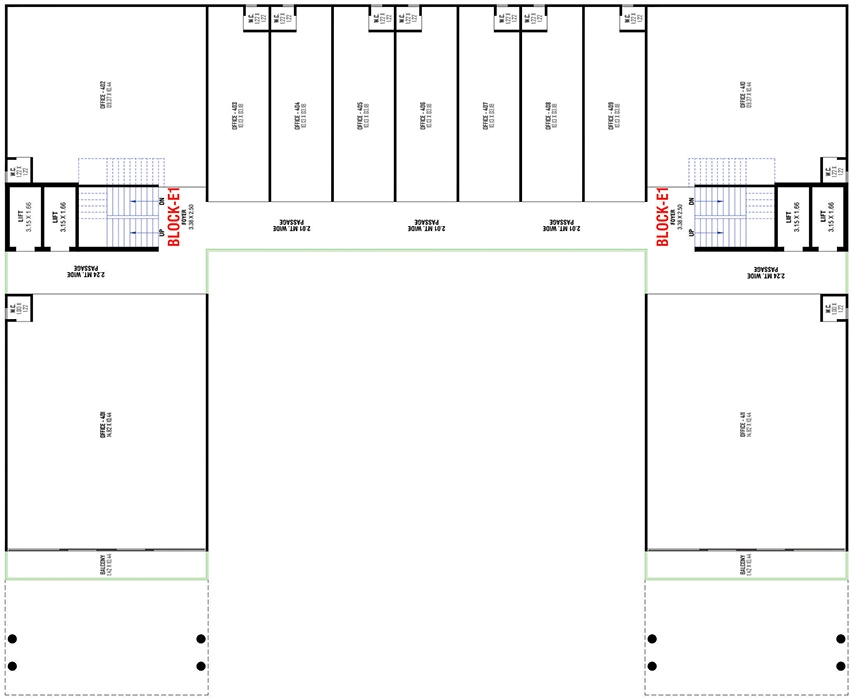 Floor Plan of Nikol Royal Radiance in Nikol, Ahmedabad - Image 351661