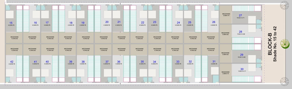 Floor Plan of Ram Bajrang Estate in Kathwada, Ahmedabad - Image 362254