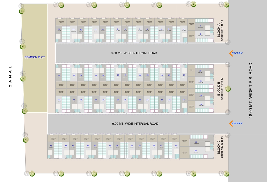 Master Plan of Ram Bajrang Estate in Kathwada, Ahmedabad - Image 362252