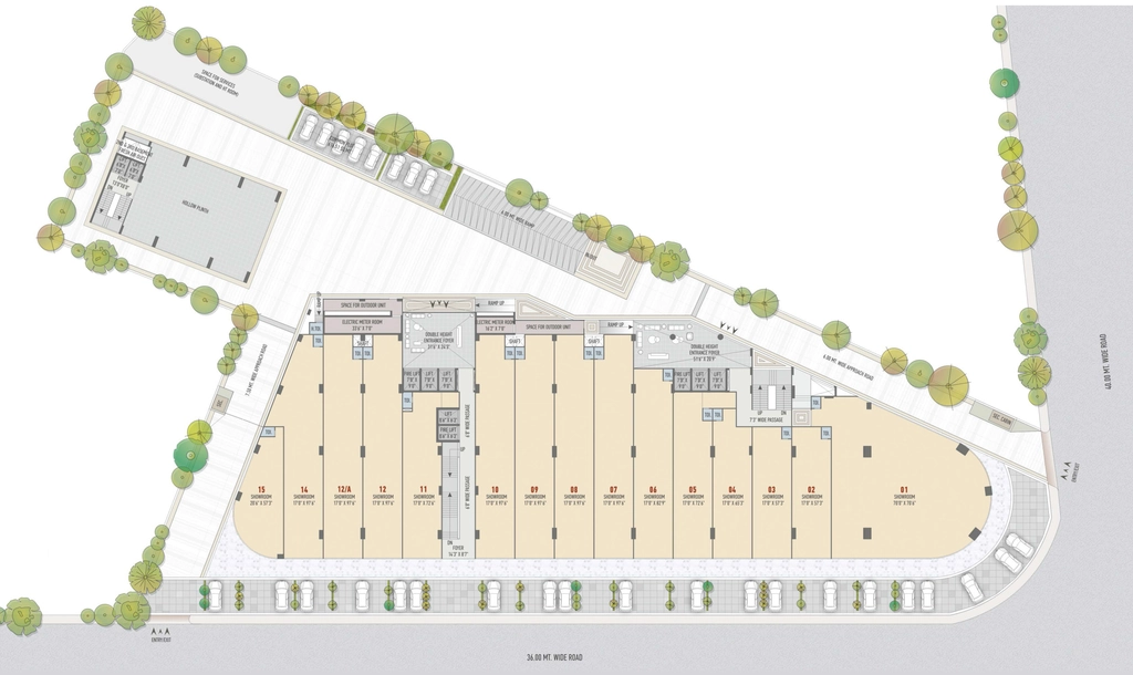 Master Plan of Aaryan Keshavbaug Capital in Vastrapur, Ahmedabad - Image 313993
