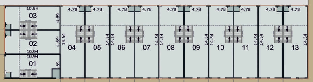 Floor Plan of Mangalmurti Industrial Estate in Daskroi, Ahmedabad - Image 361340
