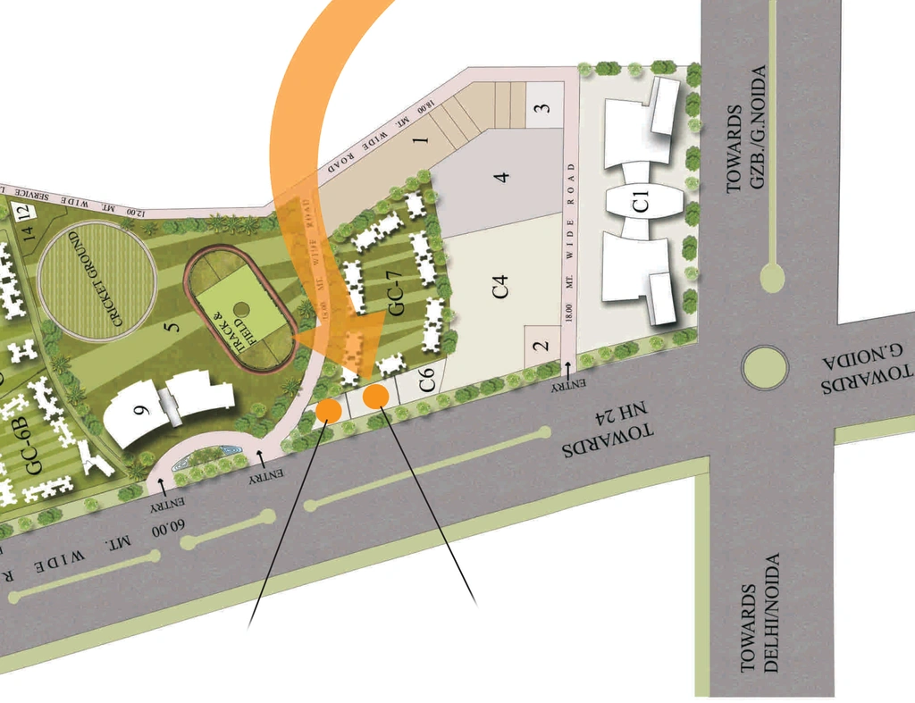 Master Plan of Aarza Square 2 in Noida Extension, Noida - Image 367590