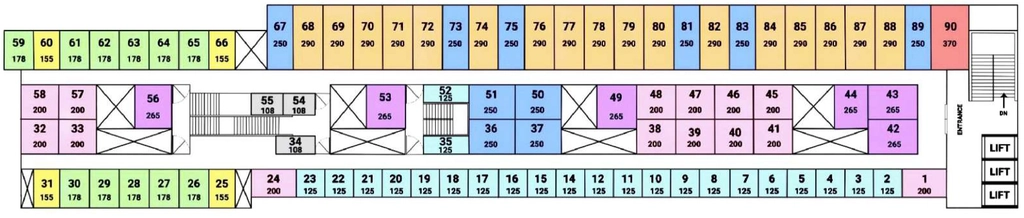 Floor Plan of Sarvome Highstreet 45 in Sector 45, Faridabad - Image 363690