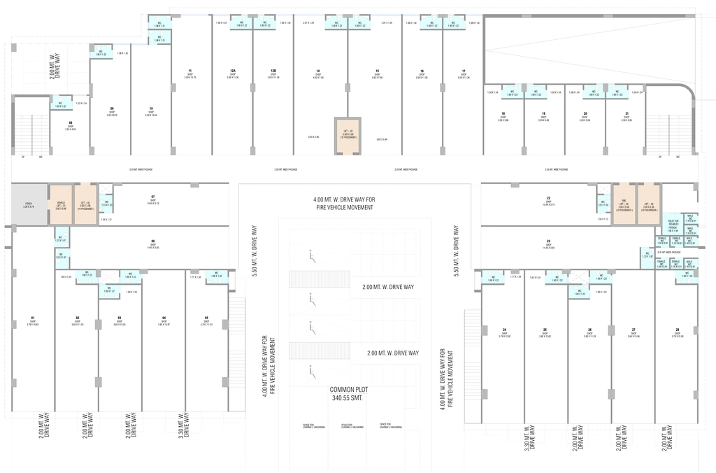Floor Plan of Revti The Crown in Asarwa, Ahmedabad - Image 362739
