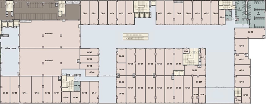 Floor Plan of Silverglades Hightown Square in Sushant Lok 1, Gurgaon - Image 368940
