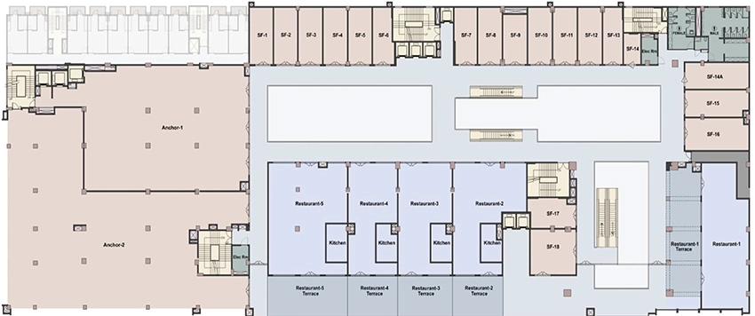 Floor Plan of Silverglades Hightown Square in Sushant Lok 1, Gurgaon - Image 368942