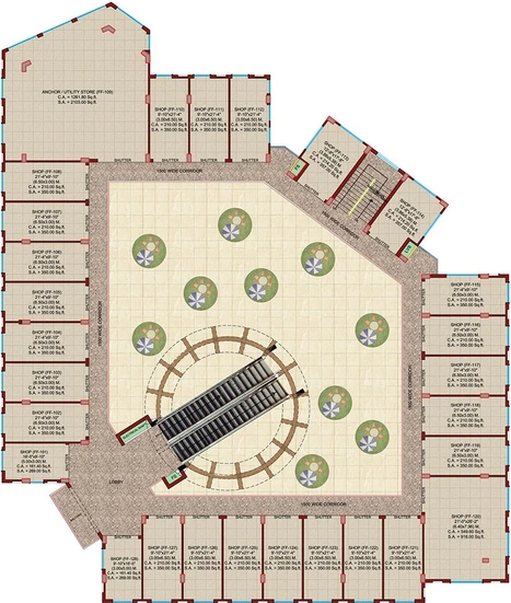 Floor Plan of Ace City Square in Sector 1, Greater Noida - Image 307250