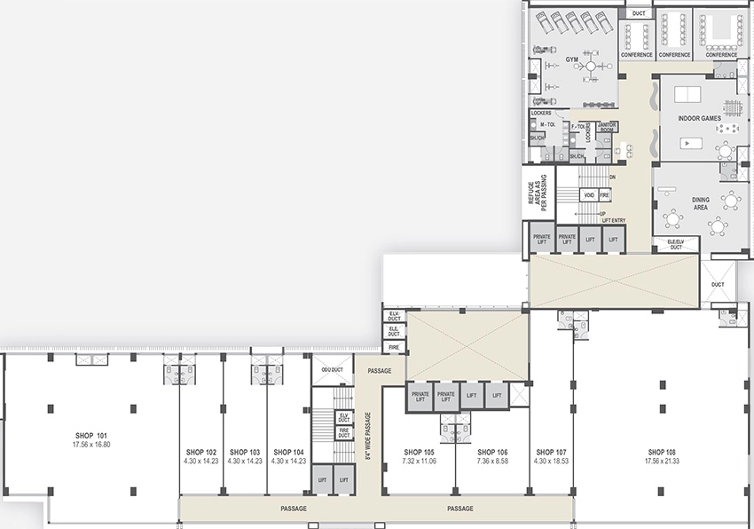 Floor Plan of Satya 3 in Sarkhej, Ahmedabad - Image 351920