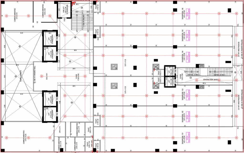 Floor Plan of Hari The Orion in Gota, Ahmedabad - Image 310119