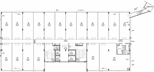 Floor Plan of Urbainia Spaces Trinity NX in Techzone 4, Greater Noida - Image 308785