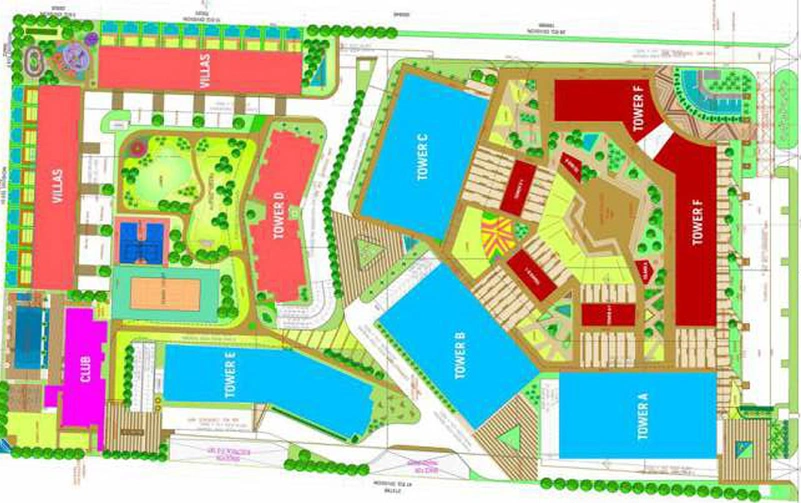 Master Plan of Urbainia Spaces Trinity NX in Techzone 4, Greater Noida - Image 308784