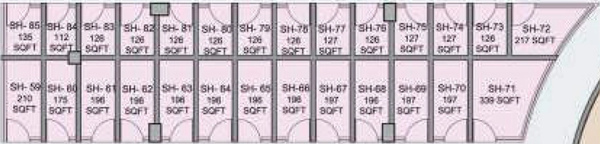 Floor Plan of JMS Marine Square in Sector 102, Gurgaon - Image 366488