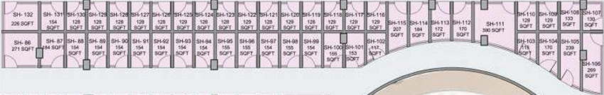 Floor Plan of JMS Marine Square in Sector 102, Gurgaon - Image 366487