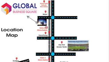 Location of Srigarv Global Business Square - Image 307770