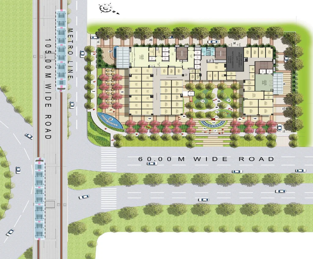 Master Plan of Srigarv Global Business Square in Delta 1, Greater Noida - Image 307771