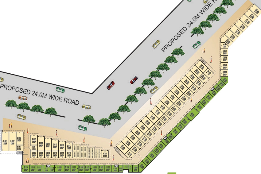 Master Plan of ROF Galleria in Sector 92, Gurgaon - Image 367388