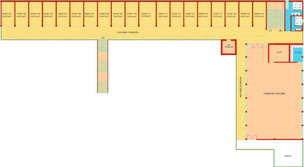 Floor Plan of Zara Arcadia in Sector 104, Gurgaon - Image 369030