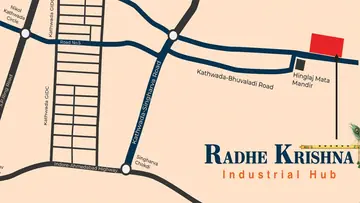 Location of Radhe Krishna Industrial Hub - Image 360939