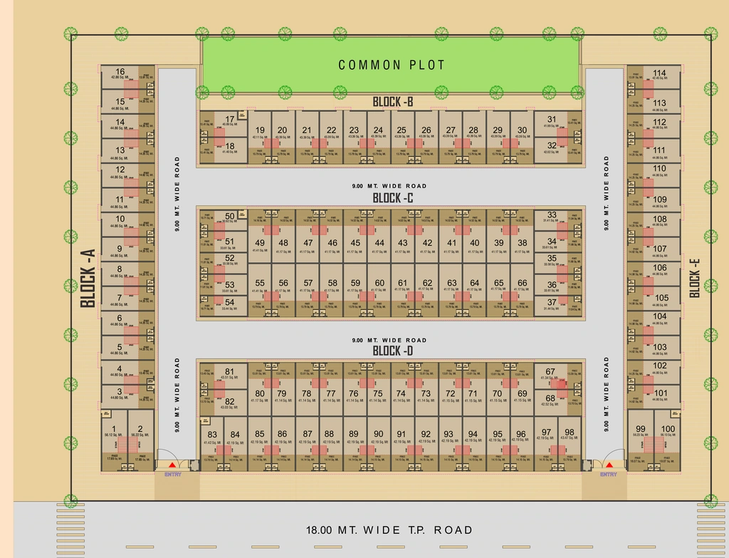 Master Plan of Radhe Krishna Industrial Hub in Kathwada, Ahmedabad - Image 360937