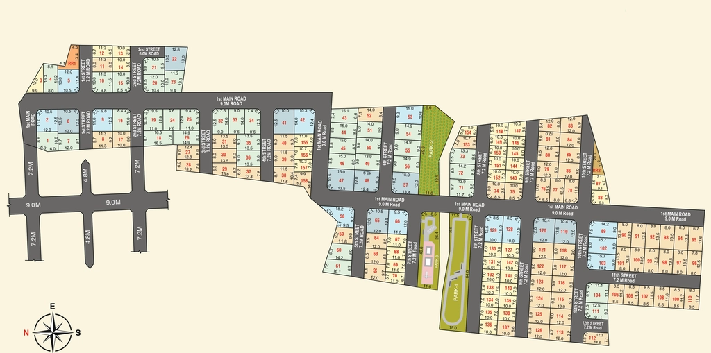 Master Plan of VGN Highland in Porur, Chennai - Image 318959
