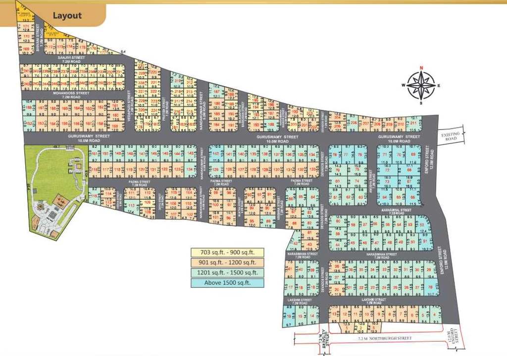 Master Plan of VGN Classique in Ambattur, Chennai - Image 318977