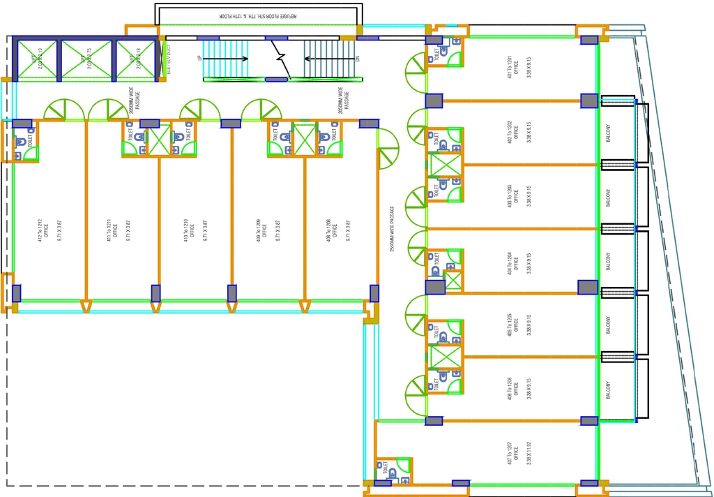 Floor Plan of Sadashiv Mount Bizpark in Tragad, Ahmedabad - Image 351905