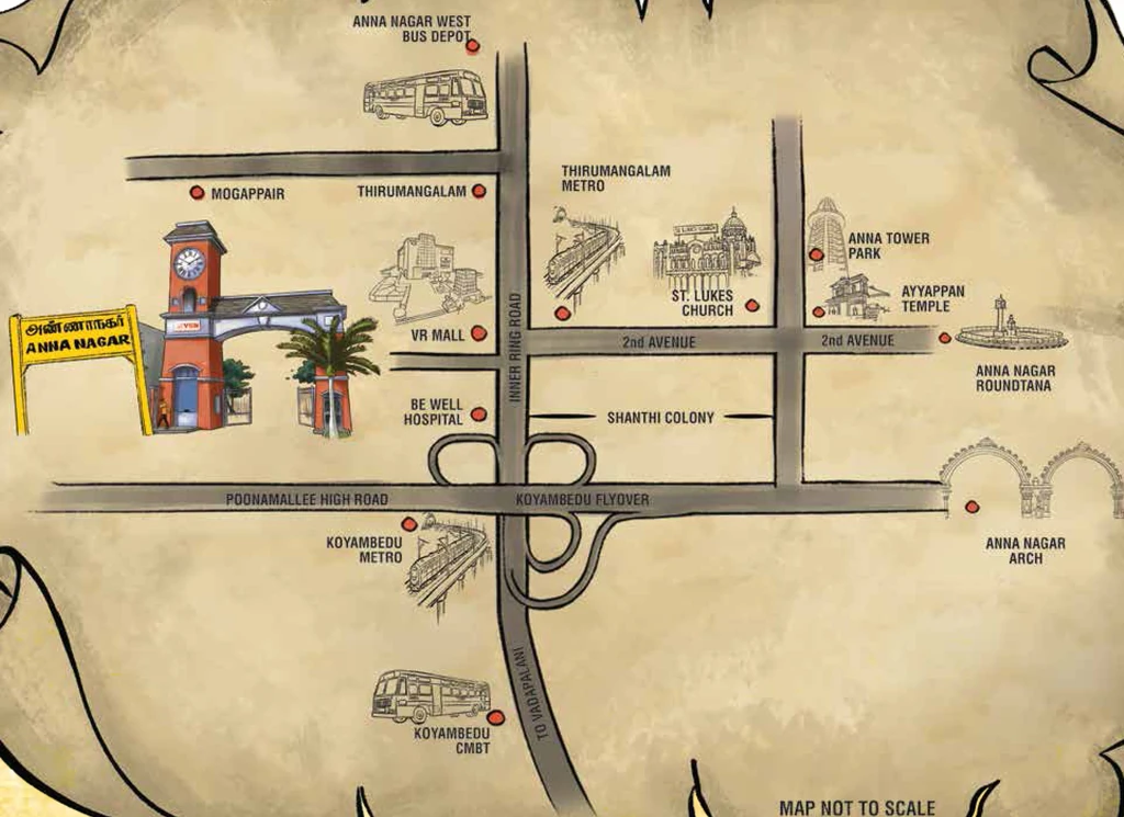 Master Plan of VGN CH40 in Anna Nagar, Chennai - Image 319318