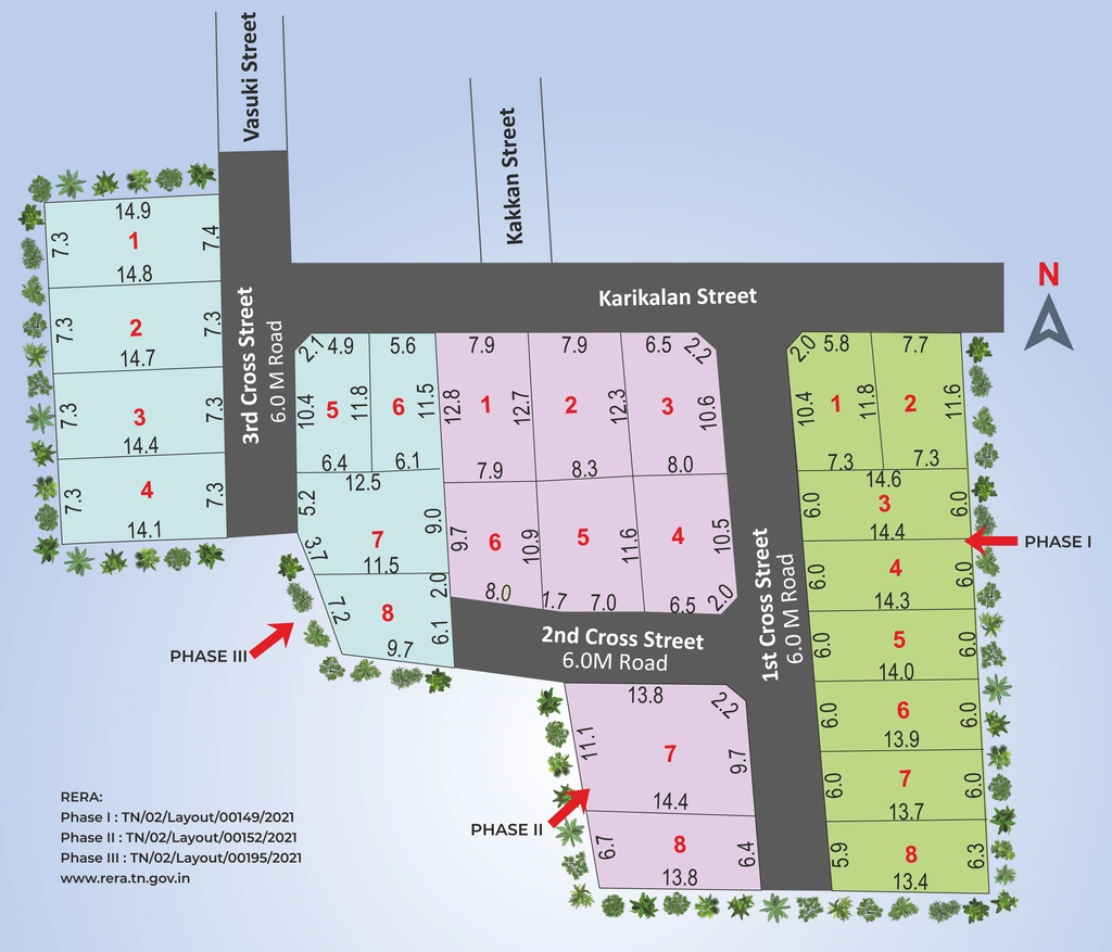 Master Plan of VGN Sparkle Phase 1 in Avadi, Chennai - Image 319339