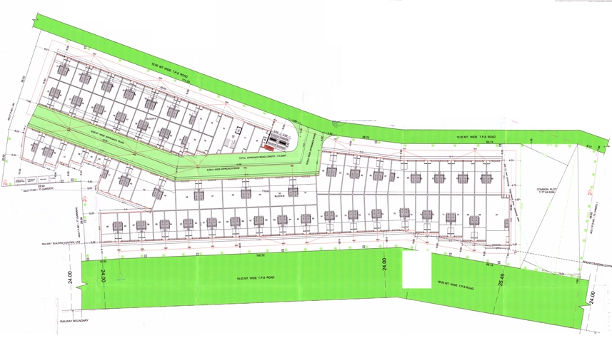 Master Plan of Panchratna Alfa Cottage Industrial Park in Vinzol, Ahmedabad - Image 364212
