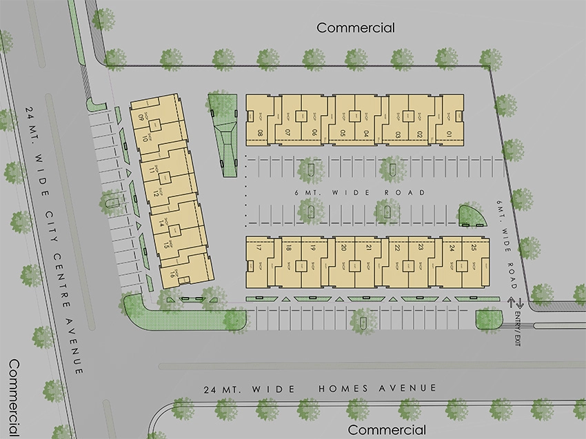 Master Plan of Vatika INXT Market Place Phase 1 in Sector 83, Gurgaon - Image 368969
