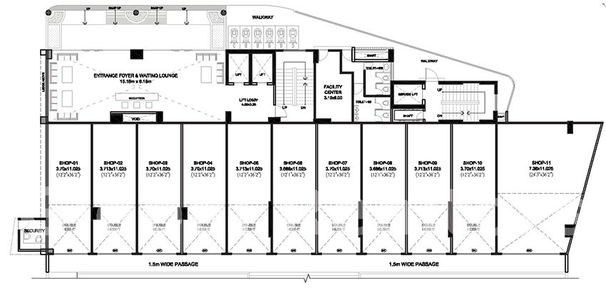 Floor Plan of Kohinoor B Zone Baner in Baner, Pune - Image 271414