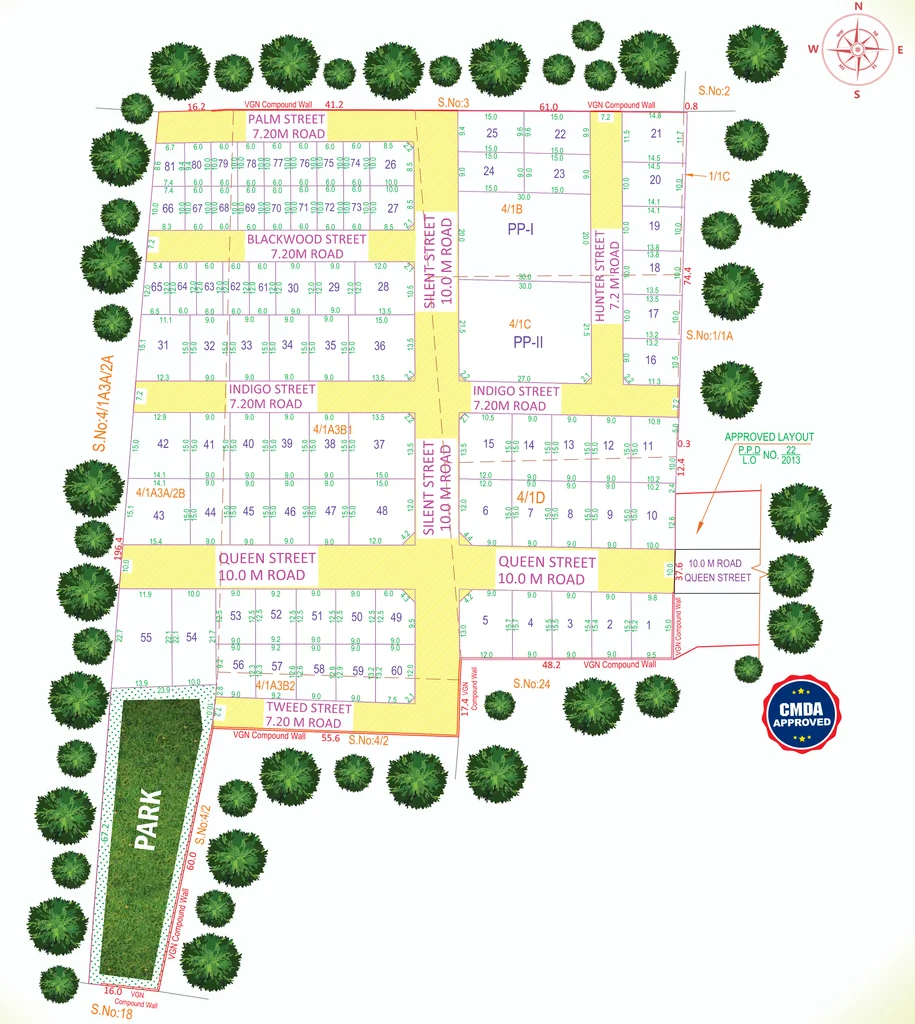 Master Plan of VGN Summer Dale Phase 2 in Kovur, Chennai - Image 319199