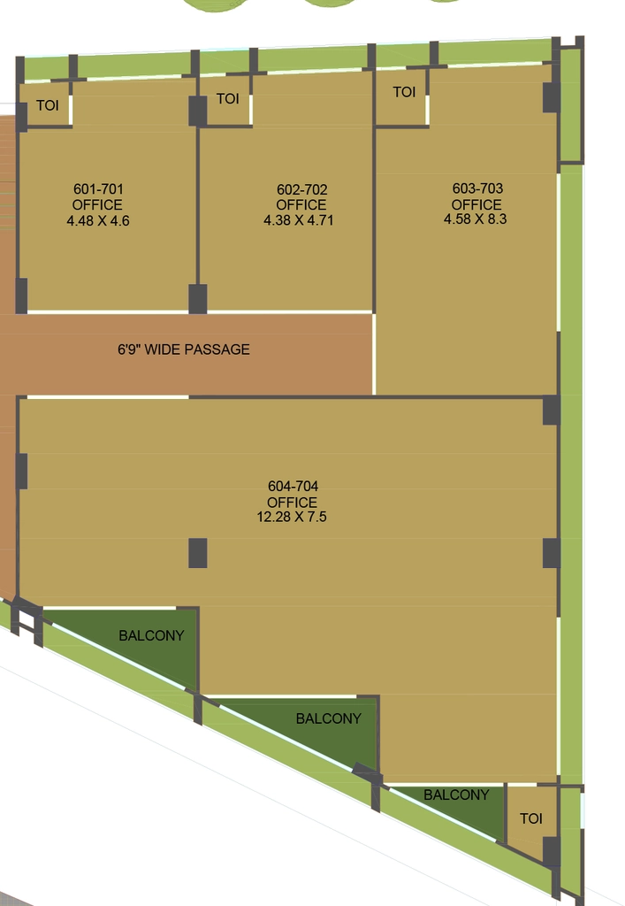 Floor Plan of Shilp Kshitij Aarika in Memnagar, Ahmedabad - Image 361019