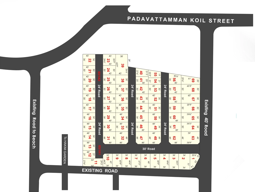 Master Plan of Namma Family Ocean Verve in Kovalam, Chennai - Image 321763