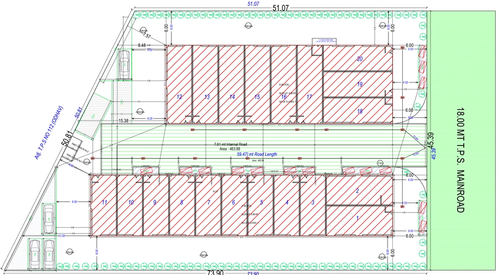 Master Plan of Shree Shiv Krupa 2 Industrial Estate in Kathwada, Ahmedabad - Image 364534