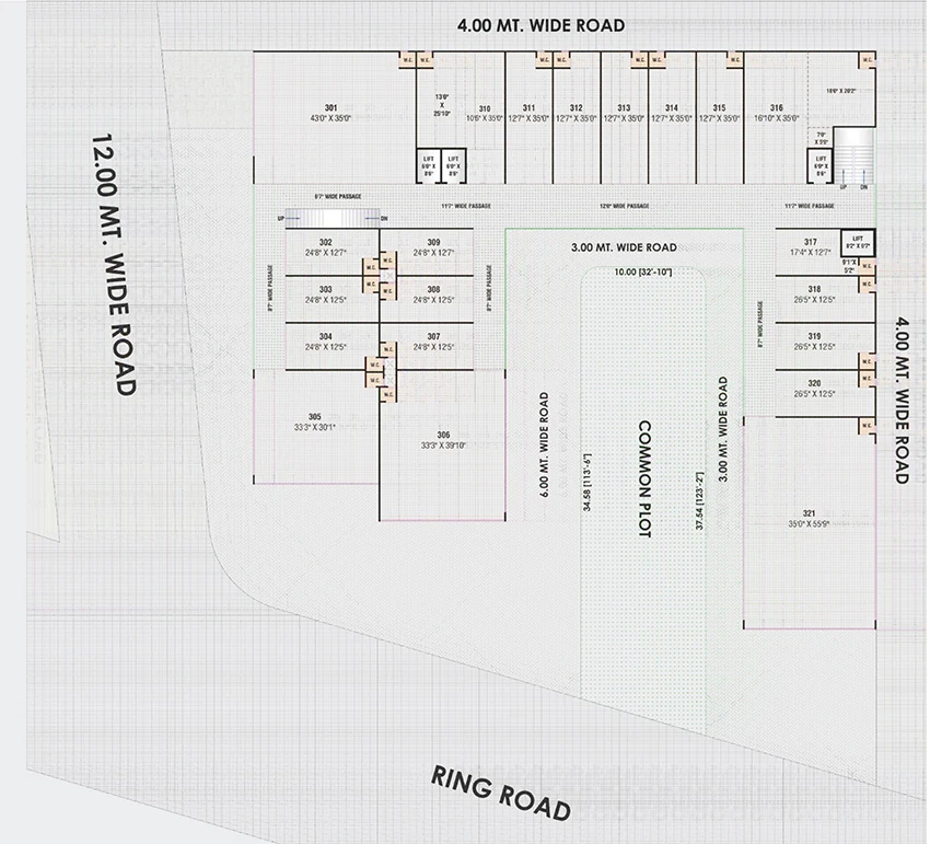Master Plan of Siddhi Kohinoor Business Hub in Muthiya, Ahmedabad - Image 351992