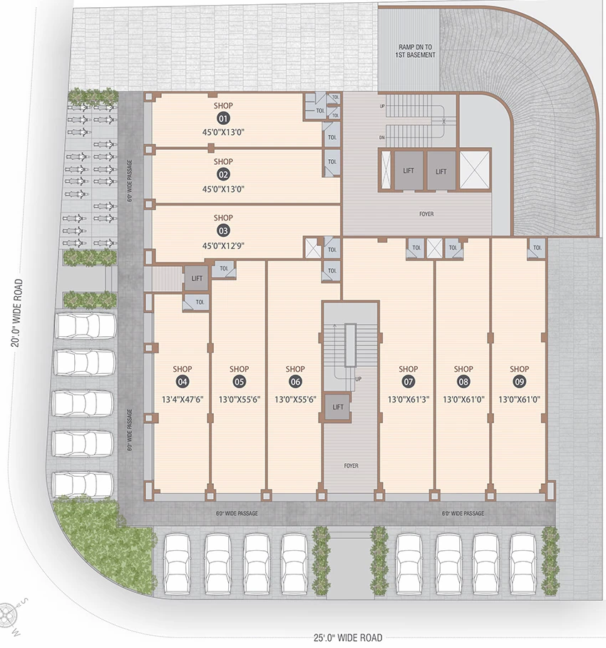 Master Plan of Kamal Majestic Square in Sola, Ahmedabad - Image 343194
