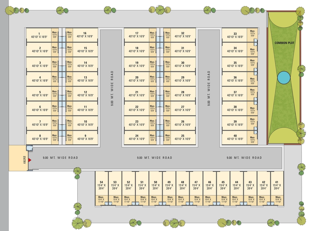 Master Plan of Star Heritage Industrial Hub in Kathwada, Ahmedabad - Image 364182