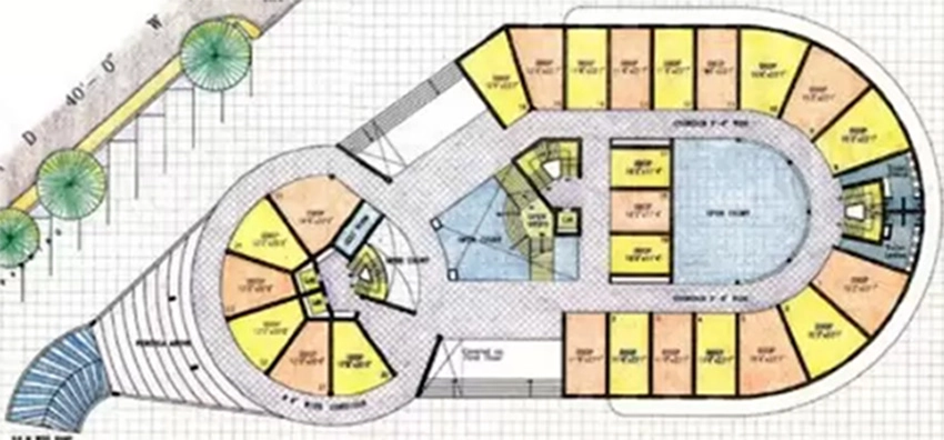Floor Plan of Ansals Sushant Tower in Sushant Lok 2, Gurgaon - Image 366369