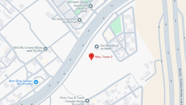 Location of MSX Tower 2 in Alpha 1, Greater Noida - Image 307455
