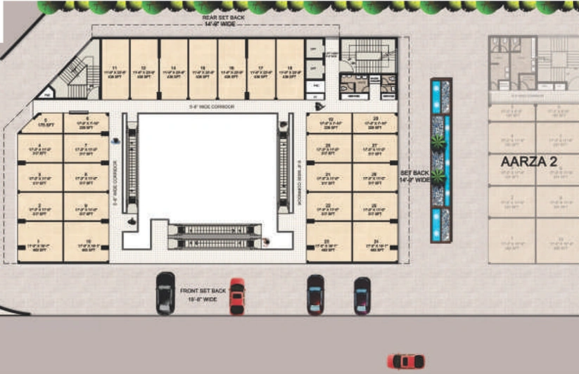 Master Plan of Aarza Square in Sector 4, Greater Noida - Image 306461