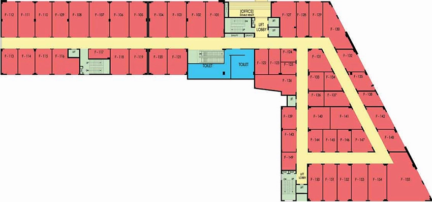 Floor Plan of VSR 68 Avenue Commercial in Sector 68, Gurgaon - Image 368994