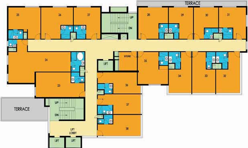 Floor Plan of VSR 68 Avenue Commercial in Sector 68, Gurgaon - Image 368991