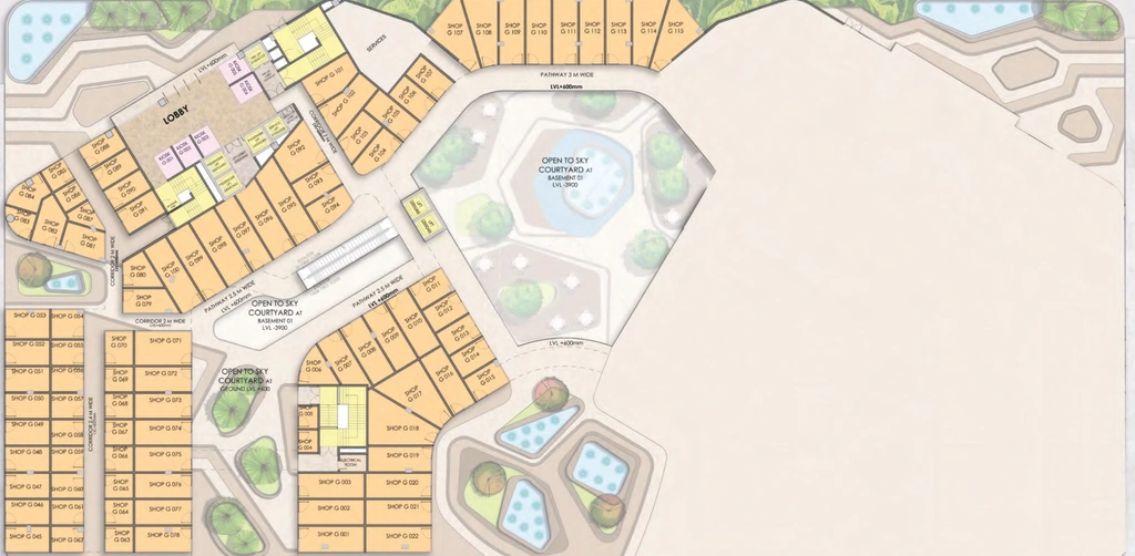 Floor Plan of Migsun Alpha Central in Alpha 2, Greater Noida - Image 367710