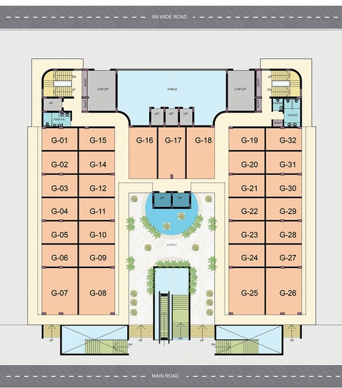 Master Plan of SVG Town Square 1 in Alpha 2, Greater Noida - Image 307808