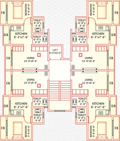 Floor Plan of Vastu Impressa in Saphale West, Palghar - Image 19783