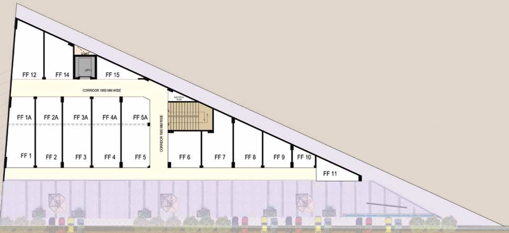 Floor Plan of Astrus Square in Govindpuram, Ghaziabad - Image 367643