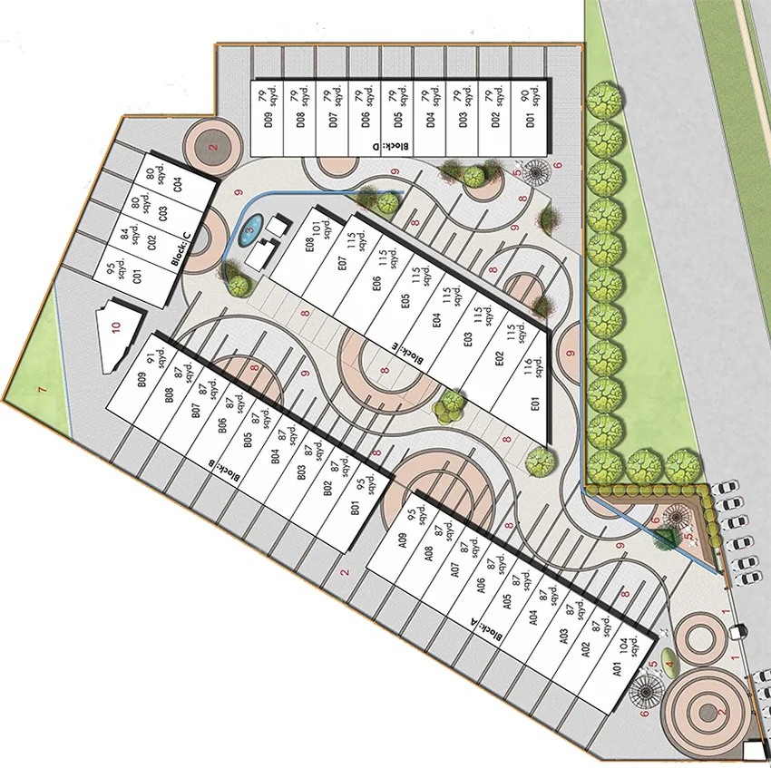 Floor Plan of Aarize South Drive in Sector 69, Gurgaon - Image 366304