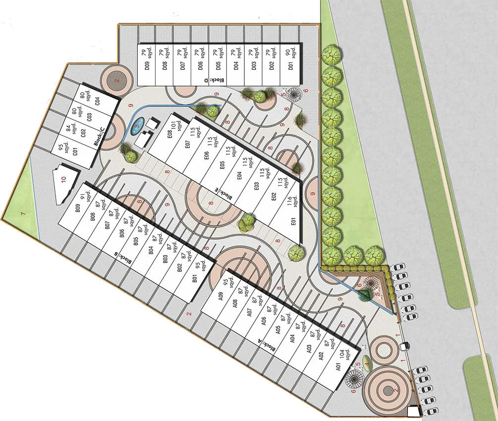 Master Plan of Aarize South Drive in Sector 69, Gurgaon - Image 366303